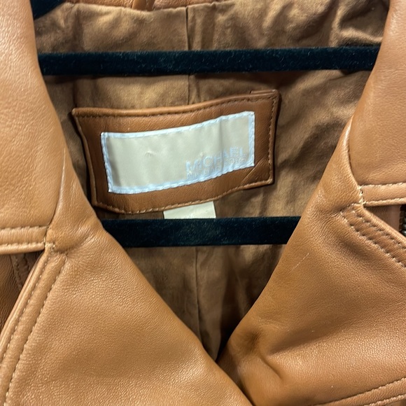 Michael by Michael Kors Leather Moto Jacket - Picture 2 of 5